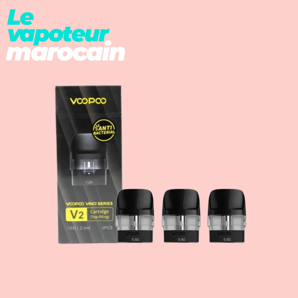 CARTOUCHES VINCI SERIES V2 2ML (3pcs) - VOOPOO