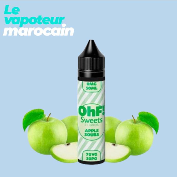 APPLE SOURS 70VG 50ML 0MG - OHF SWEETS