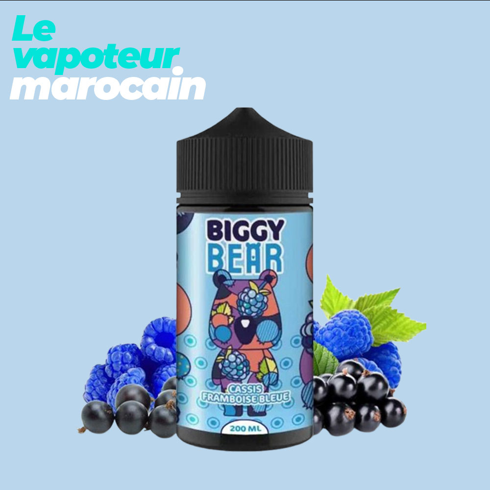 CASSIS FRAMBOISE BLEUE 200ML BIGGY BEAR