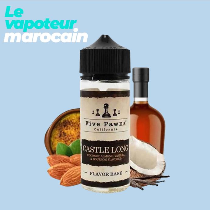 [LIQ/FIP-CAL-100ML] CASTLE LONG 100ML 0MG - FIVE PAWNS ORIGINAL