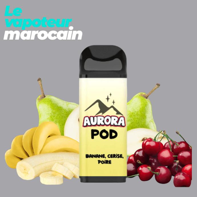 CERISE BANANE POIRE-7000 PUFFS-AURORA POD