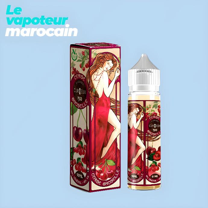 [LIQ/CUR-CEG-50ML] CERISE GROSEILLE 50ML 0MG - CURIEUX - ÉDITION 1900