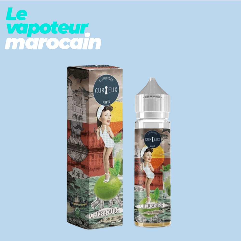 [LIQ/CUR-CMA-50ML] CHERBOURG MON AMOUR 50ML 0MG - CURIEUX - ÉDITION HEXAGONE