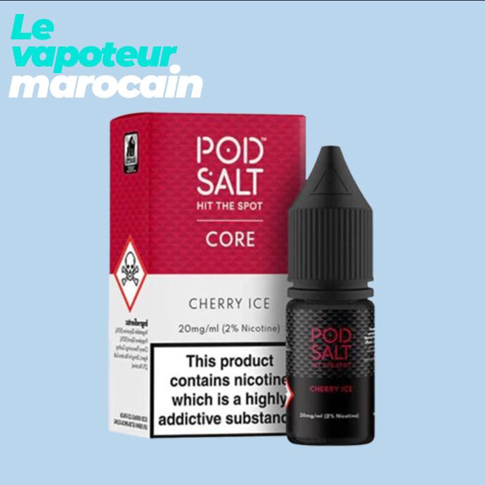[LIQ/PSH-CHI-10ML-20MGS] CHERRY ICE 10ML 20mg sel de nicotine - POD SALT