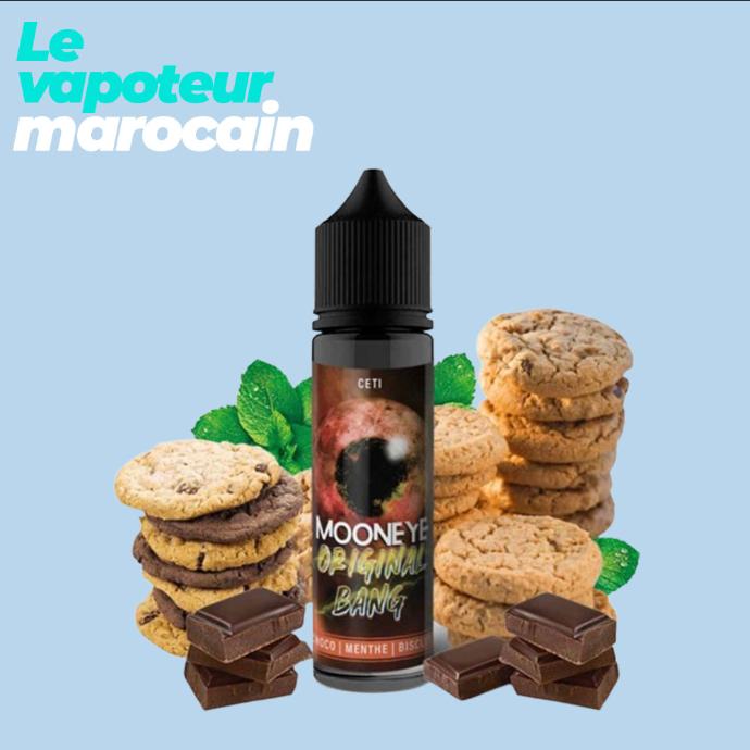 [LIQ/MOO-CMB-50ML] CHOCO MENTHE BISCUIT 50ML 0MG - MOONEYE ORIGINAL BANG