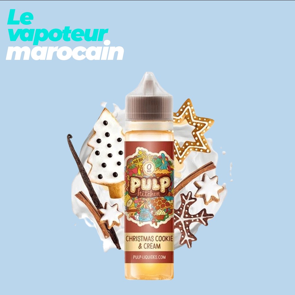 [LIQ/PKI-CHR-50ML] CHRISTMAS COOKIE & CREAM 50ML 0MG - PULP KITCHEN