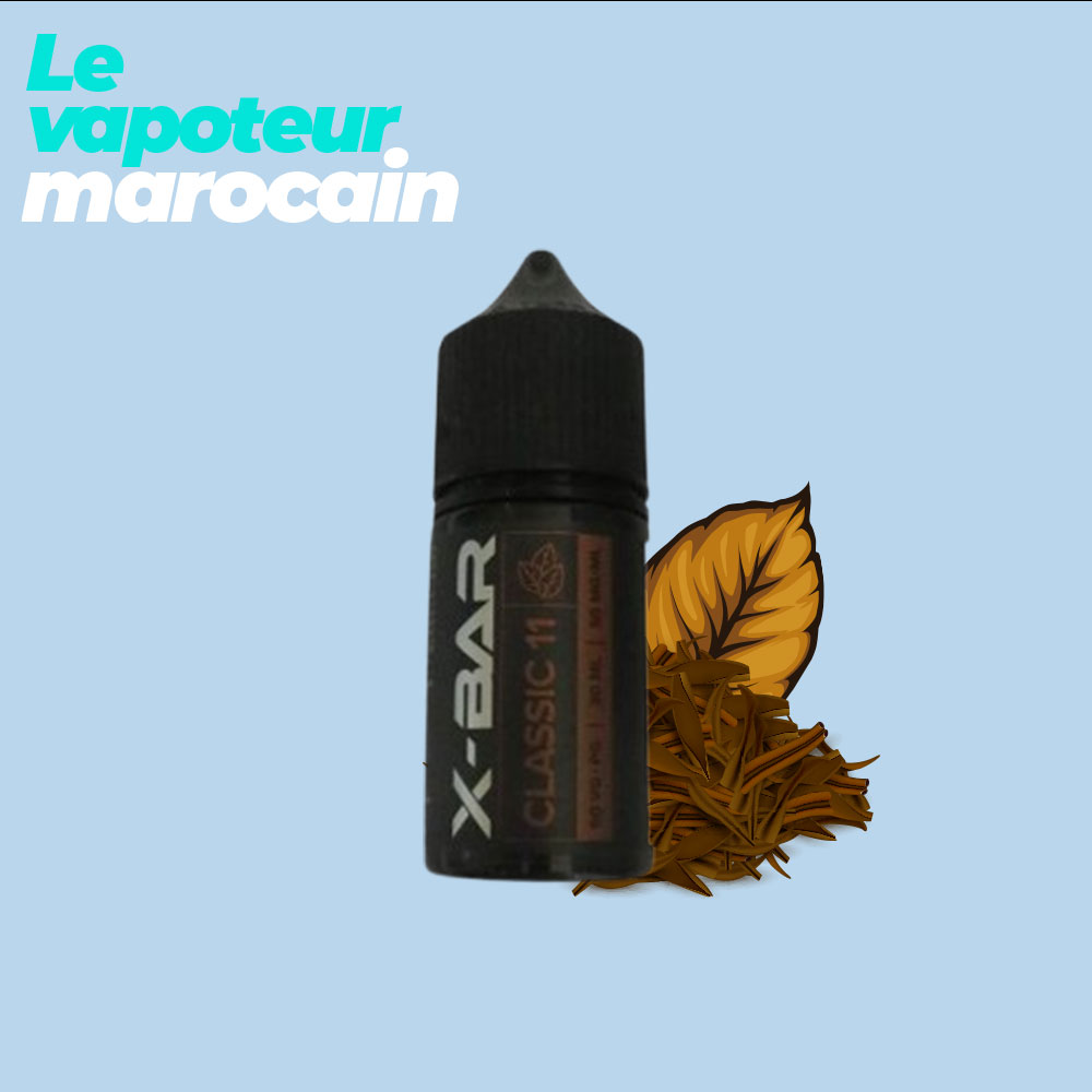 CLASSIC 11 30ML 50mg - sel de nicotine - X-BAR