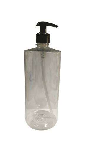 BOUTEILLE CHUBBY 1 LITRE Pump Smooth Noir